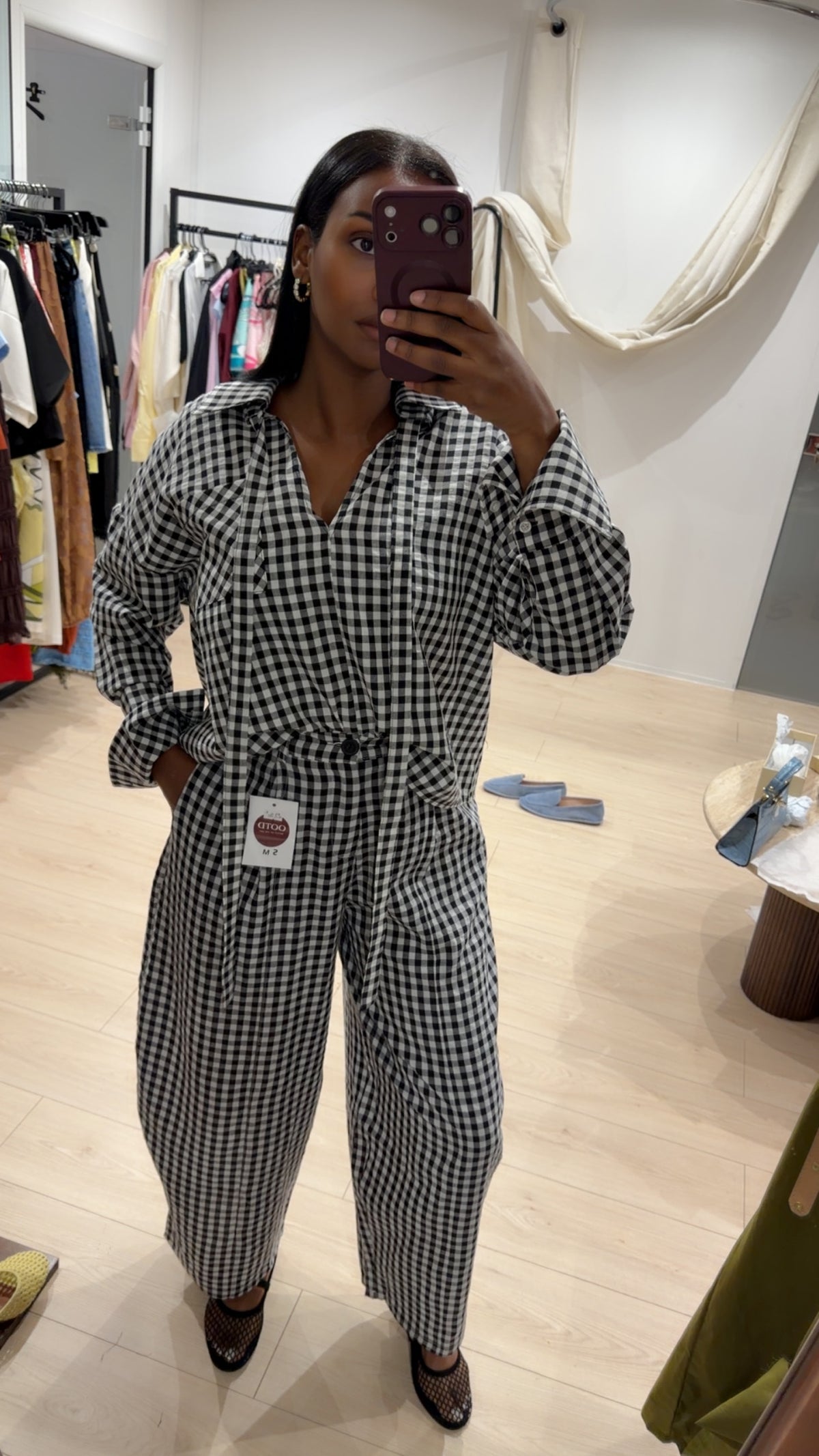 Pantalon damier