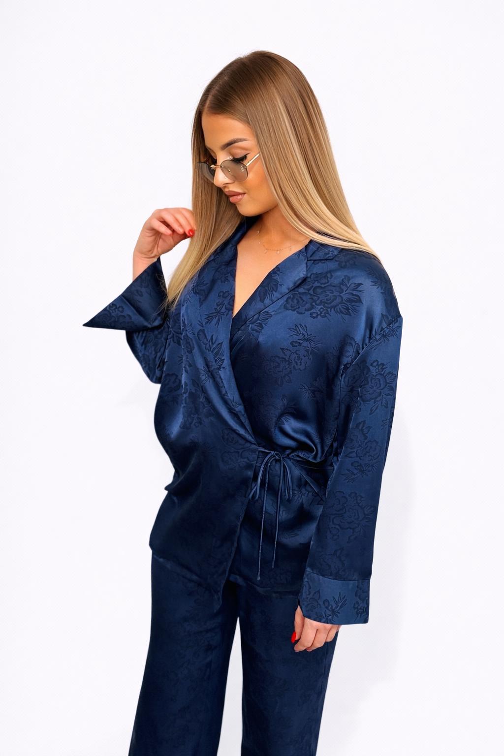 Ensemble Jacquard Kimono