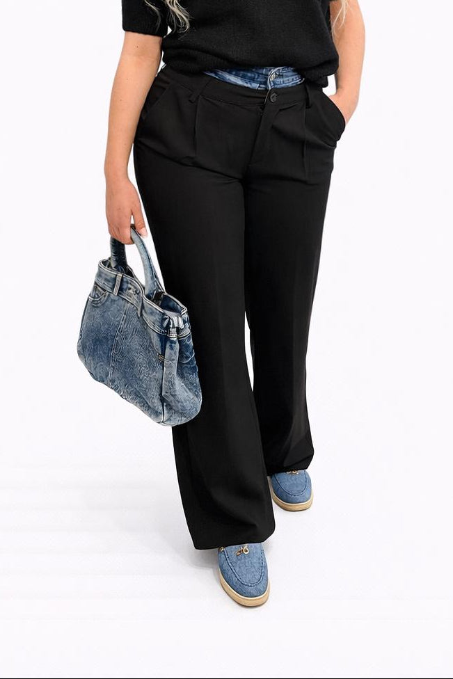 Pantalon ceinture jean