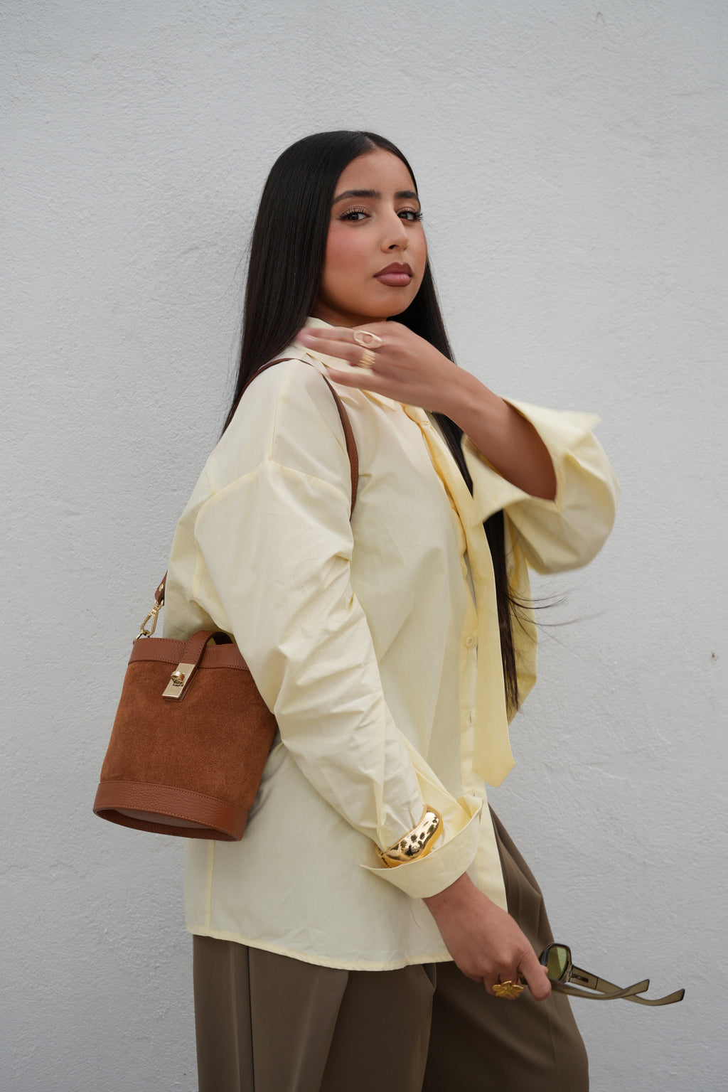 Sac Seau cuir véritable