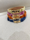 Ceinture fine cuir véritable