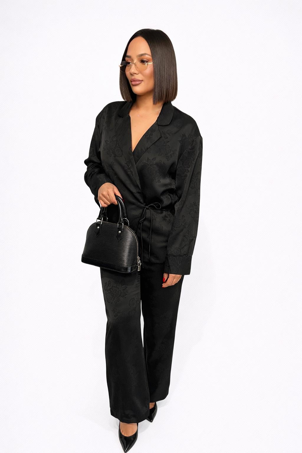 Ensemble Jacquard Kimono